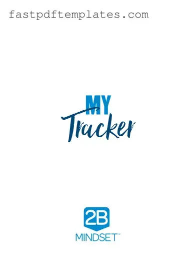 Blank 2B Mindset Tracker Form