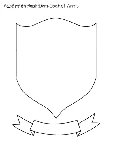 Blank Coat Of Arms Form