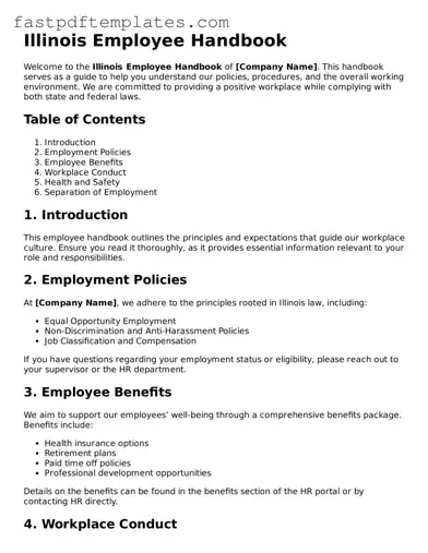 Attorney-Approved Illinois Employee Handbook Document
