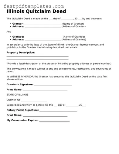 Attorney-Approved Illinois Quitclaim Deed Document