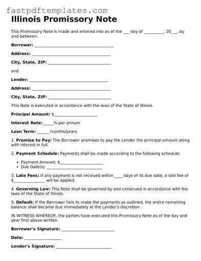 Attorney-Approved Illinois Promissory Note Document