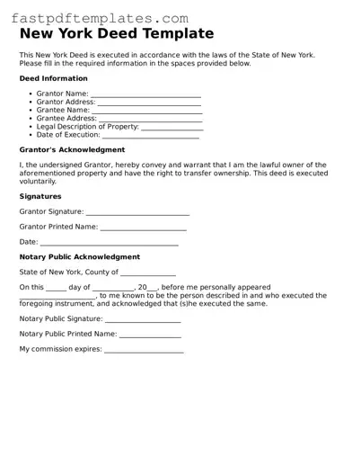 Attorney-Approved New York Deed Document